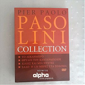 Κασετίνα pier Paolo Pasolini με 3 dvd