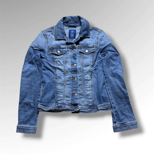 Tom Tailor Denim jacket women's small skinny like new, blue