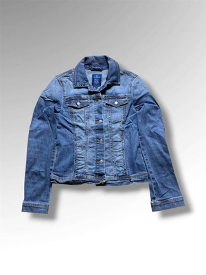 Tom Tailor Denim jacket women's small skinny like new, blue