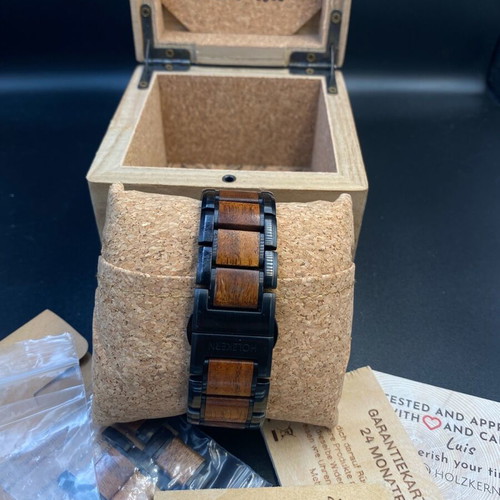 Holzkern Miravalles Koa & Koa automatic watch