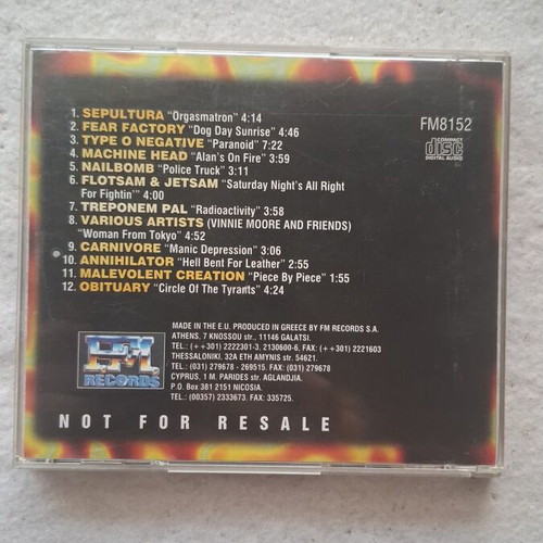 Explosive Metal Cover Versions CD like new, metal collection