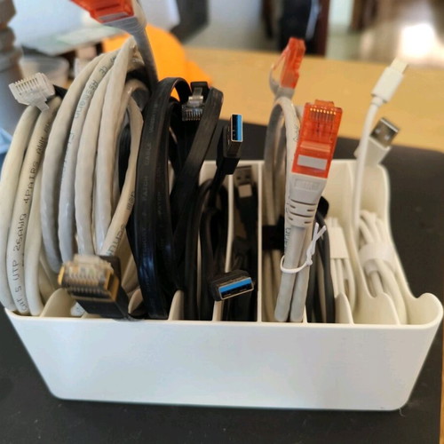 Cable organizer box 10 slots new