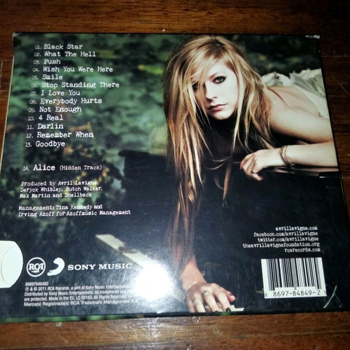 Avril Lavigne Goodbye Lullaby CD used, rock