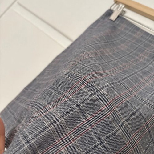 Short skirt like new, gray and blue, alpha line, size S