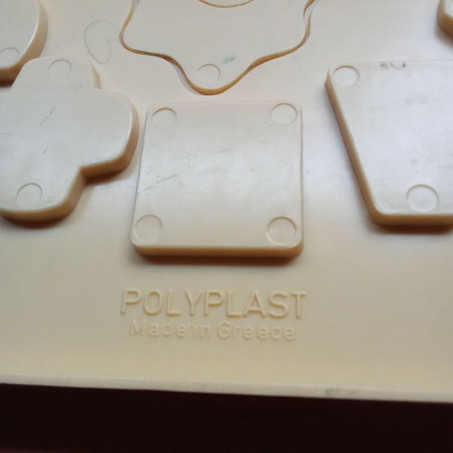 Polyplast collectible game Learn the Time used, 1980s