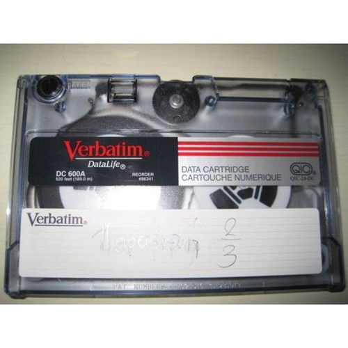 Verbatim DC-600A cassette used