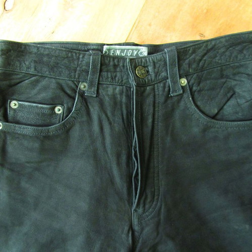 Enjoy leather motorcycle pants used, size 30