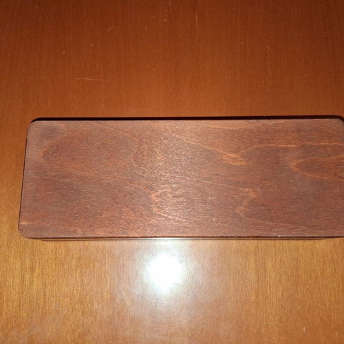 Carved wooden jewelry box new