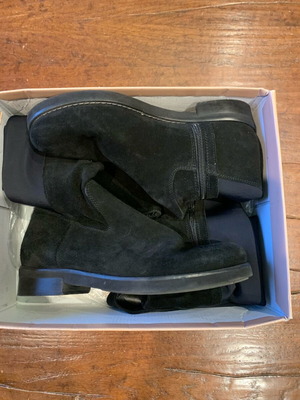 Γυναικείες καστόρινες μπότες Tsakiris Mallas σαν καινούργιες, μέγεθος 39, μαύρες