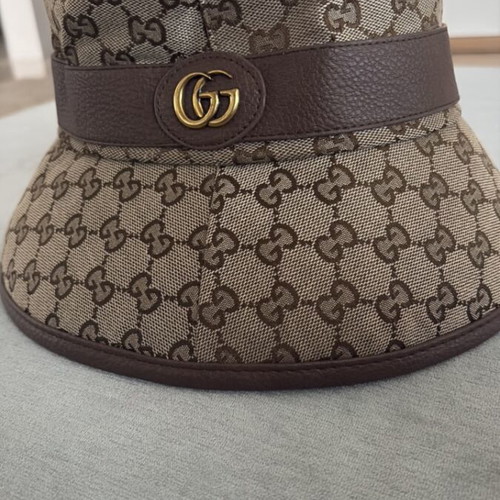 Gucci GG canvas bucket hat beige brown new, one size