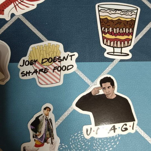 Warner Bros Friends TV Series Waterproof PVC Stickers