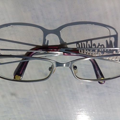 Moschino Italy prescription glasses, low diopter lenses