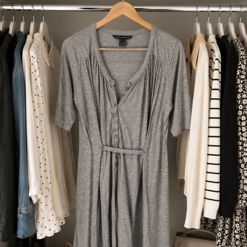 French Connection women's blouse size S like new, gray