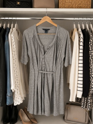 French Connection women's blouse size S like new, gray