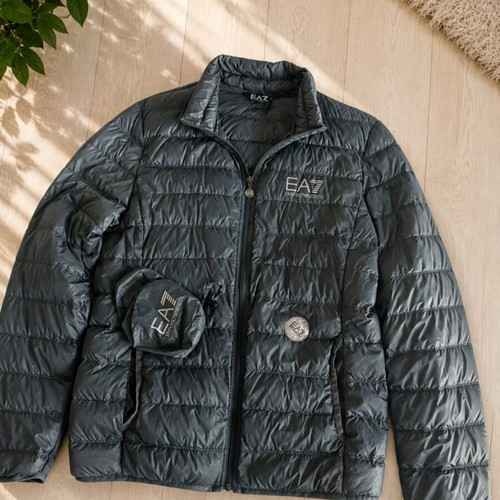 EA7 Emporio Armani puffer jacket, grey, size L
