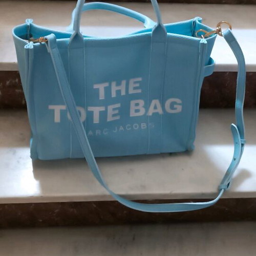 Marc Jacobs The Tote Bag leather like new, turquoise