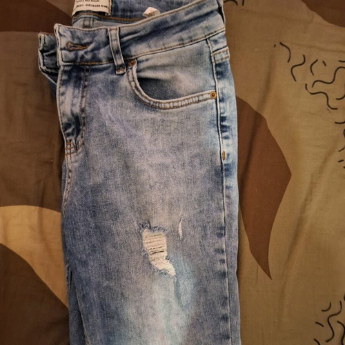 Dilvin blue skinny mid rise jeans new, size M, blue