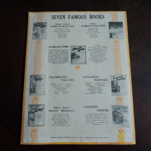 Country Dances sheet music used, 56 pages