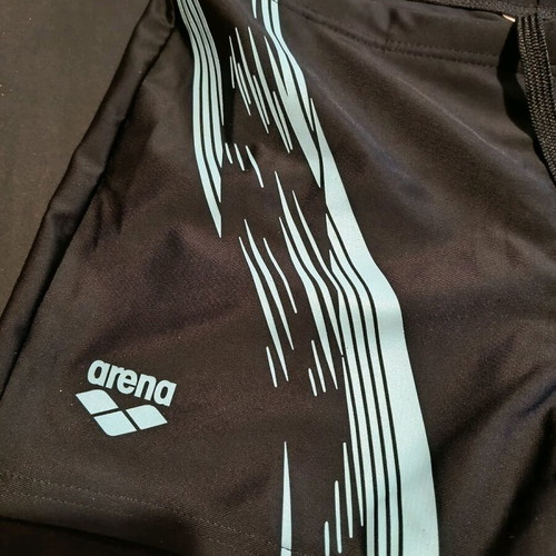 Arena boys' swim shorts like new, black, ages 13-14