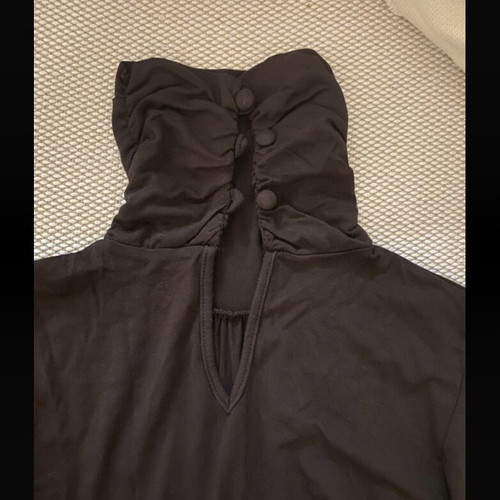 Paranoia brown long-sleeve blouse used
