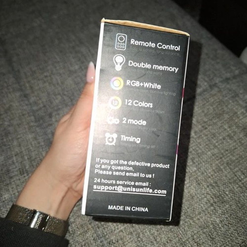 Led RGBW bulbs new with BoxNow