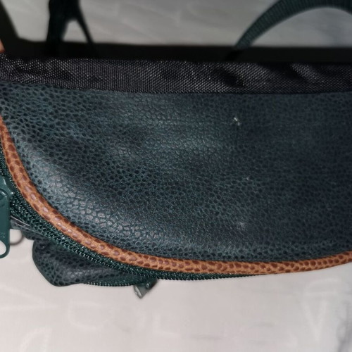 Camel waist bag, eco leather, 26cm