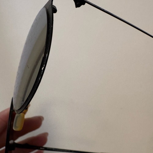 Metal black sunglasses used