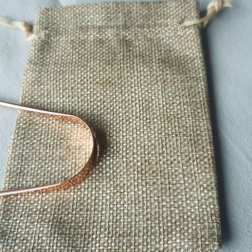 Copper Tongue Cleaner for Oral Hygiene, New