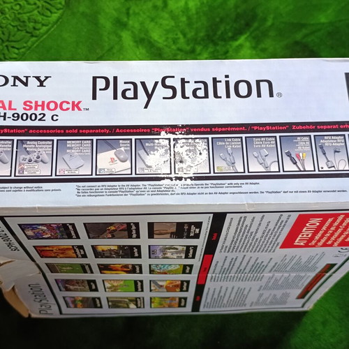 Sony PlayStation 1 Dual Shock console box, PAL edition