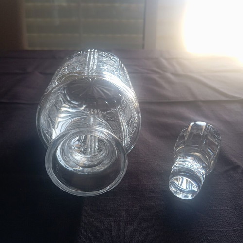 Crystal decanter, vintage
