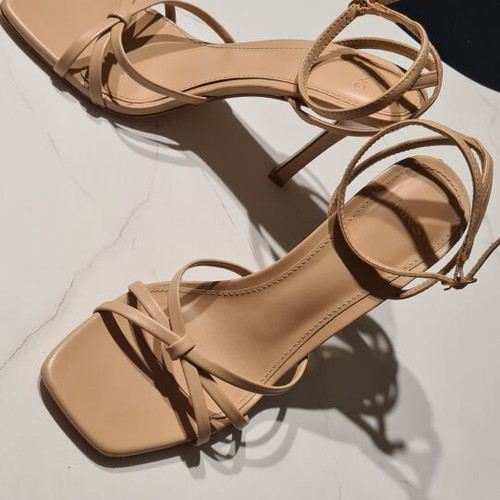 Mango beige sandals size 38