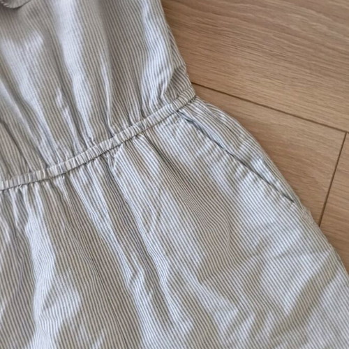 H&M One-Piece Jumpsuit XS 34 like new, white and blue