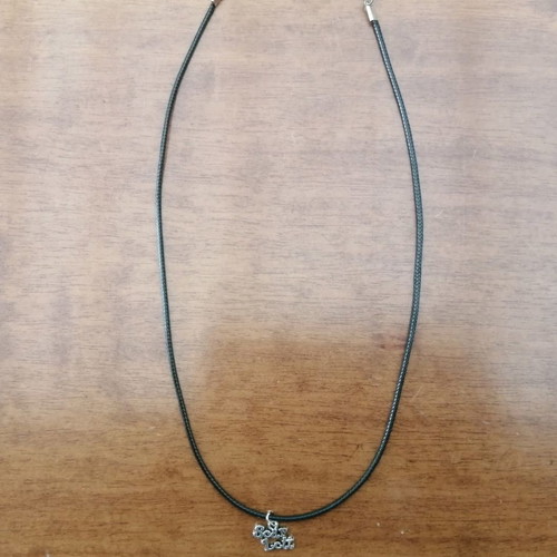 Leather pendant necklace Scarlett new