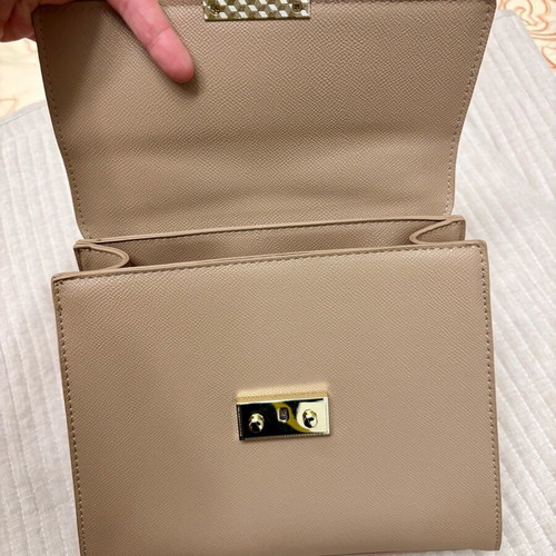 Tamaris handbag new, beige 25x21