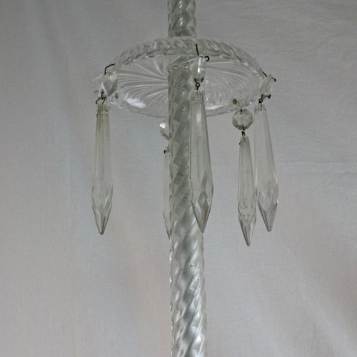 Crystal ceiling light from 1950 new