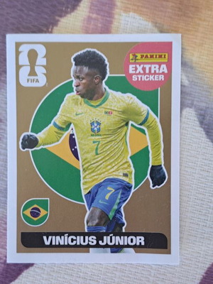 Vinícius Júnior Panini FIFA World Cup 2026 Bronze Extra αυτοκόλλητο καινούργιο