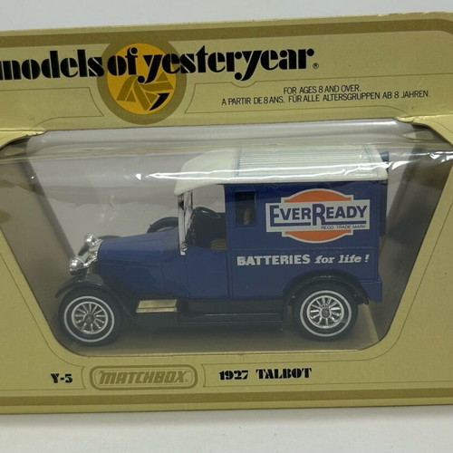 Matchbox 1978 Models of Yesteryear Y-5 1927 Talbot Van EverReady new