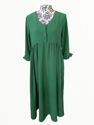 Helmi dress green like new, size small fitting up to large