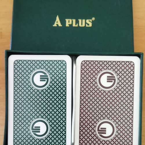 Vintage A PLUS waterproof playing cards in case, unused