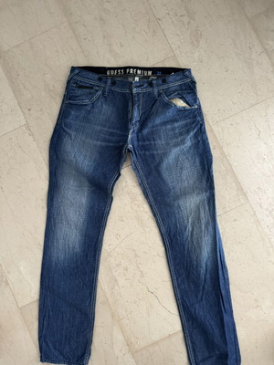 Guess Jean Premium used, summer lightweight, relaxed fit, blue, sizes L XL