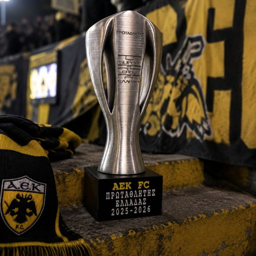 AEK Champions Trophy 2025–2026 new, collectible Greek football cup
