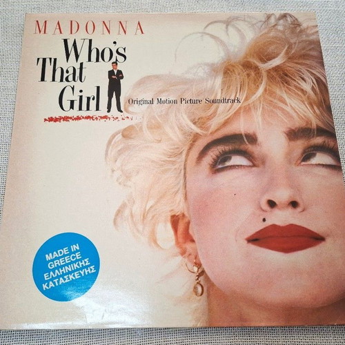 Madonna Who's That Girl Original Motion Picture Soundtrack LP