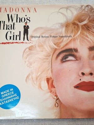 Madonna Who's That Girl Original Motion Picture Soundtrack LP