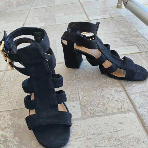 Mexx sandals used, black, size 40