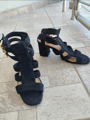Mexx sandals used, black, size 40