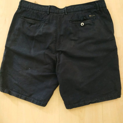 Men's blue bermuda shorts like new, slight fading front