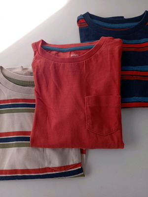 Μπλούζες Marks and Spencer για αγόρι σαν καινούργιες, μέγεθος 4-5 ετών, σετ 3 τεμαχίων