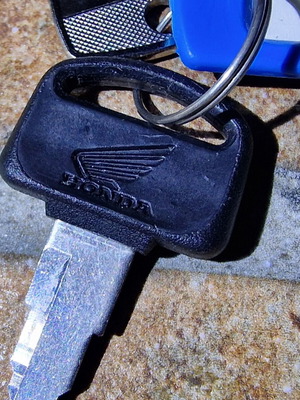 Honda GLX keys used
