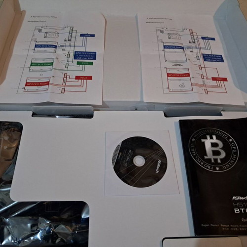 ASRock H510 Pro BTC+ motherboard like new