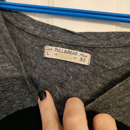 Pull & Bear women's t-shirt gray like new size L
